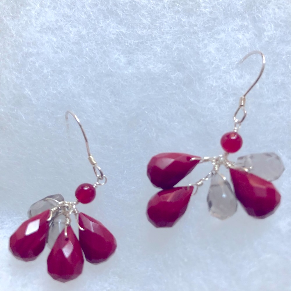 Giu Giu Smoky Quartz Sterling Silver Earrings